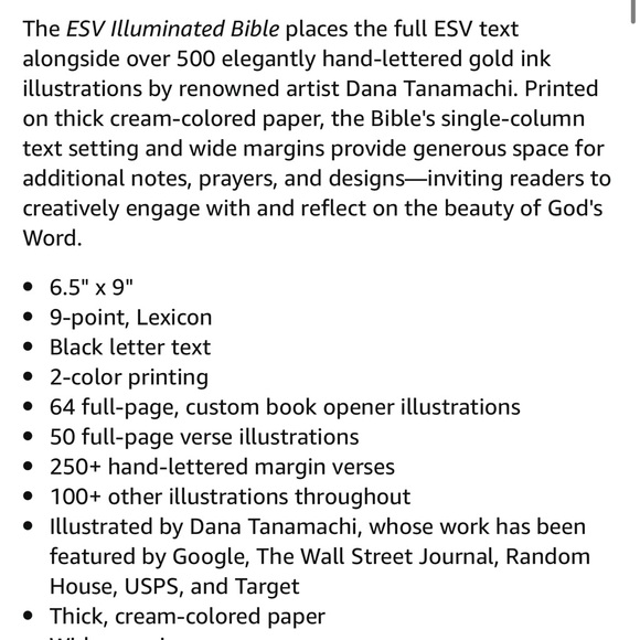 New in Box - Illuminated Bible ESV Art Journaling Edition in Perfect Condition - Picture 4 of 4